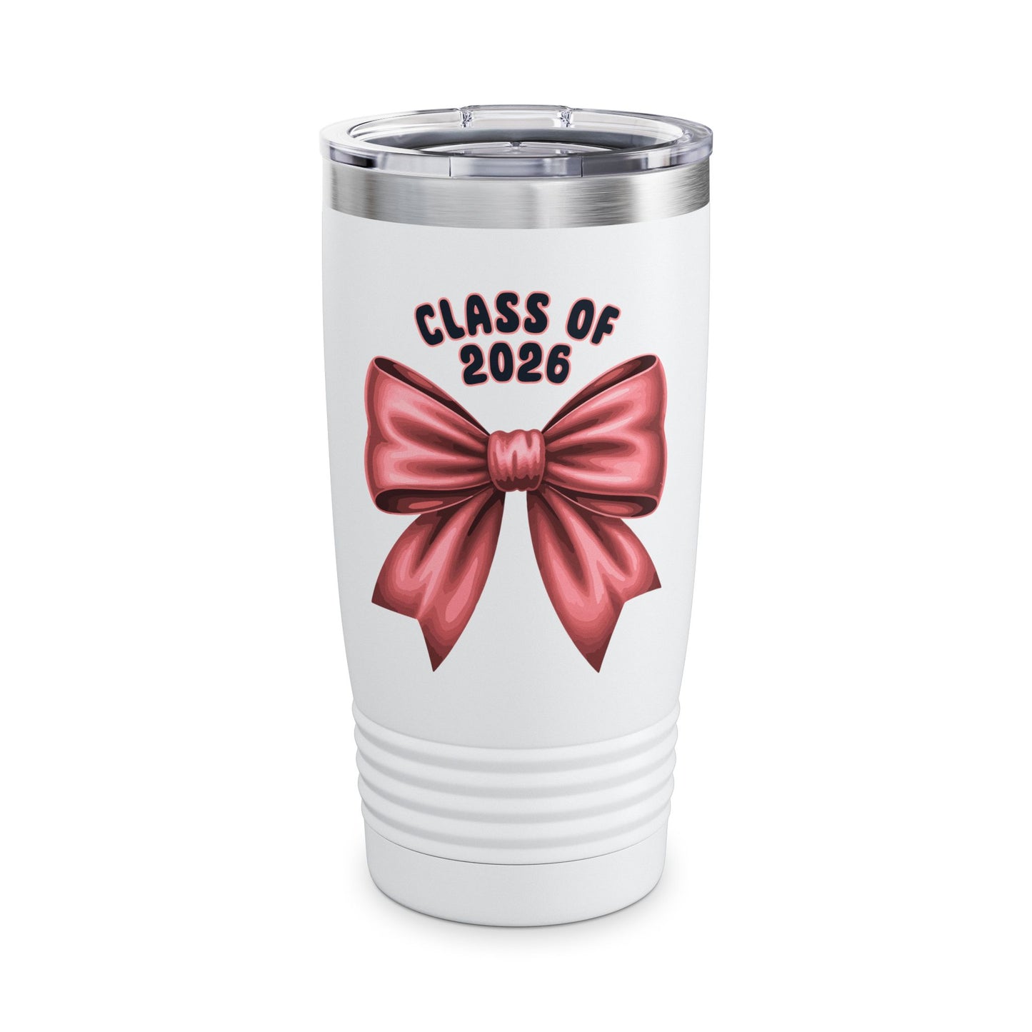 Class of 2026 Graduation Tumbler, 20oz | Class of 2026 | Custom Bow Design, Graduation Gift, Drinkware, Student Keepsake, Party Favor