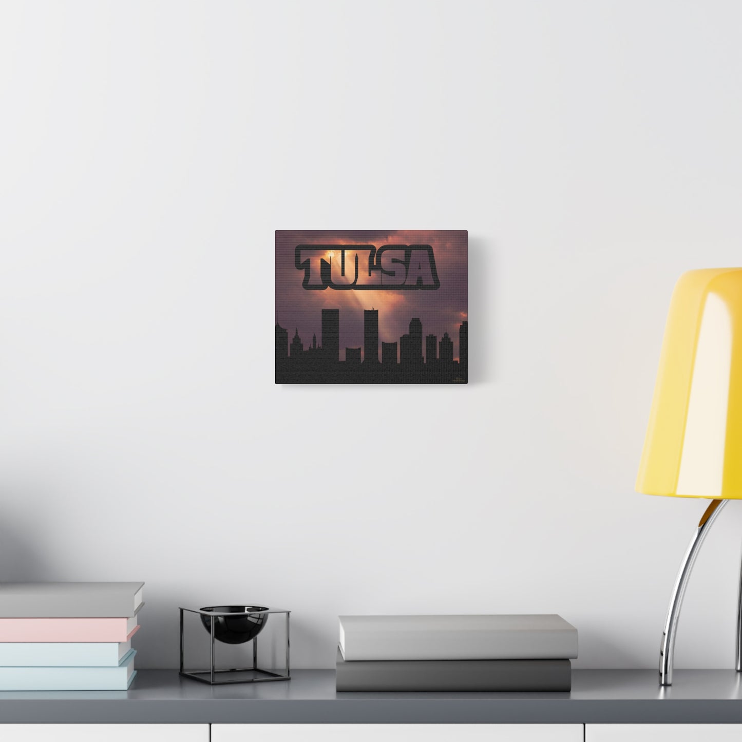 Tulsa Skyline Canvas Wall Art, Modern Home Décor, Urban Art Print, Cityscape Decoration, Gift for Tulsa Lovers