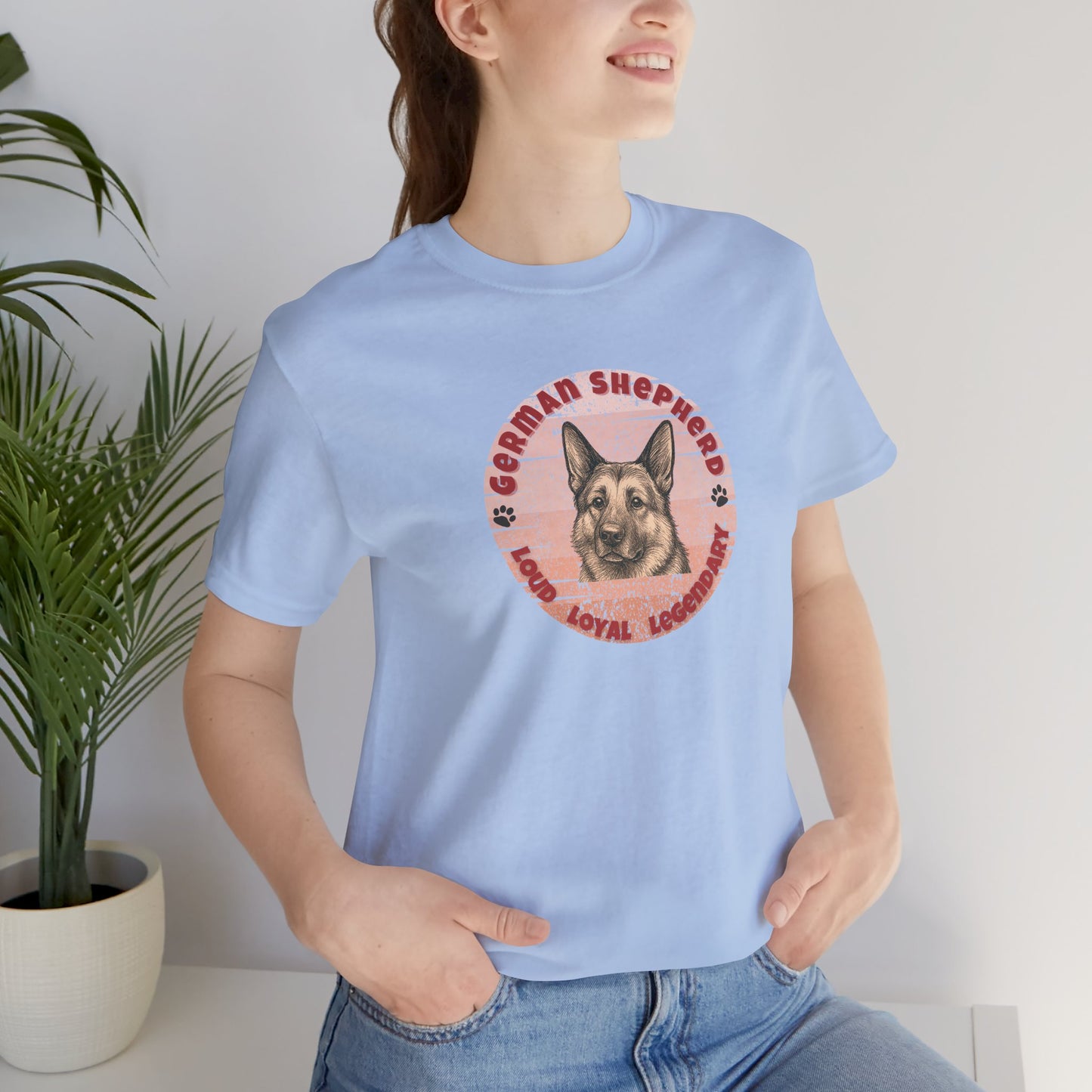 German Shepherd Lover Dog Lover Gift, Pet Owner Shirt, Birthday Gift for Dog Lovers, Animal Rescue Support Tee