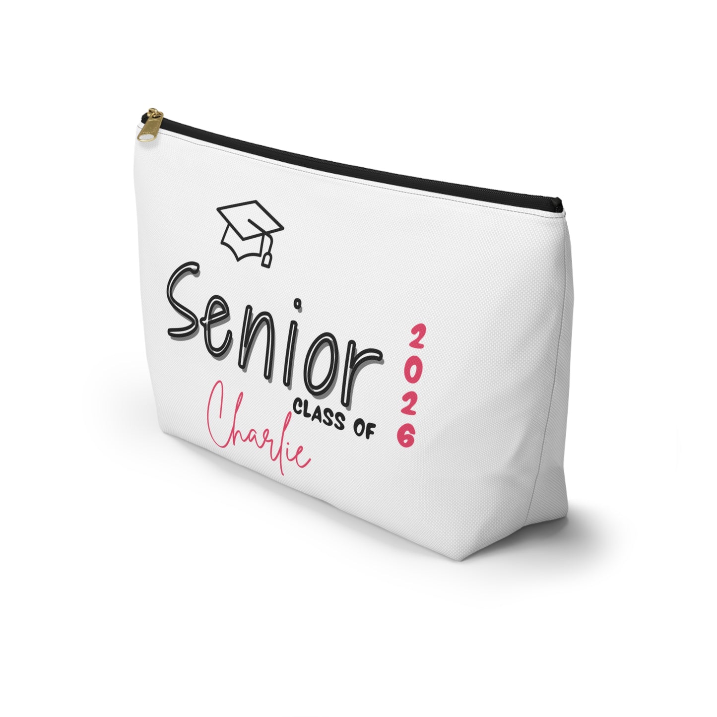 Senior Class of 2026 Personalized Graduation Pouch Senior Class of 2026 Cosmetic Bag Custom Makeup Organizer Unique Gift for Graduates