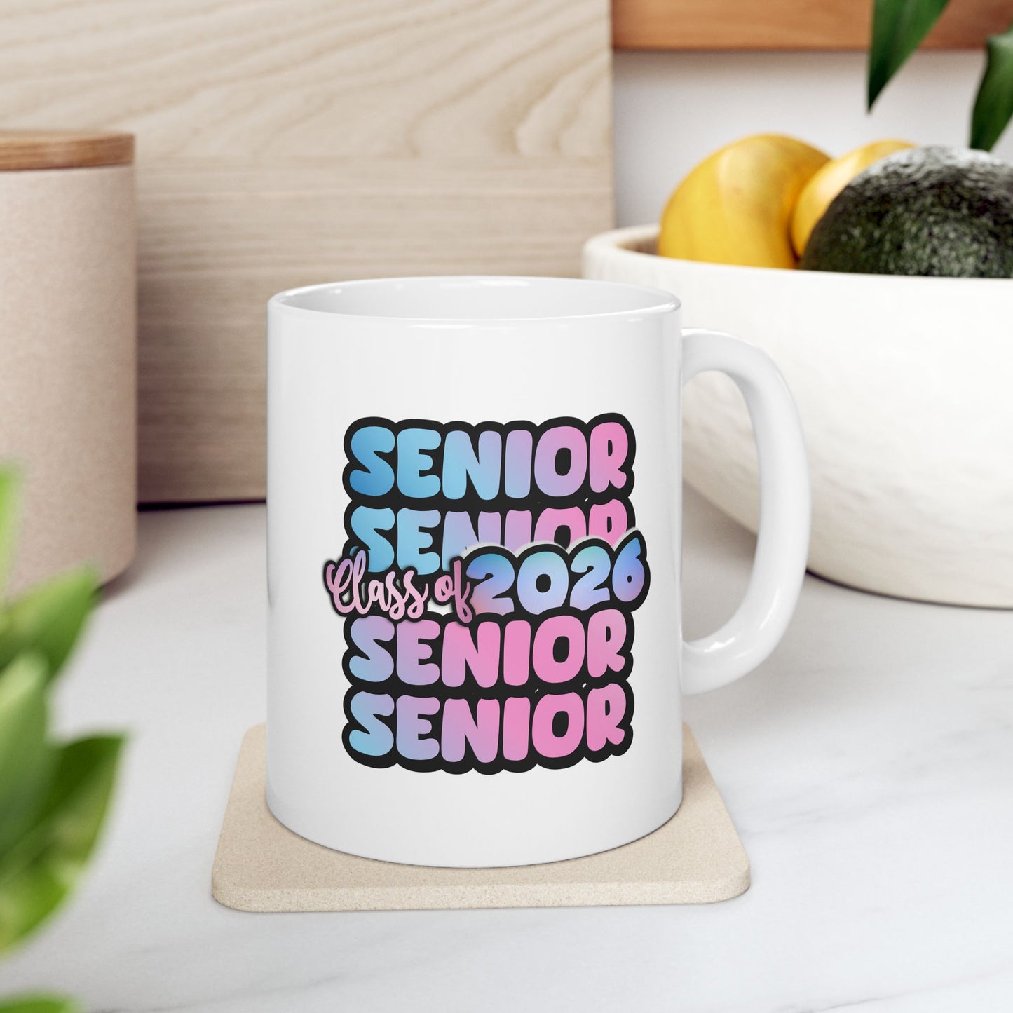 Senior Class of 2026 11oz 15oz White Mug Senior Year Celebration Mug Graduation Gift Class of 2026 High School Graduation College Bound Mug