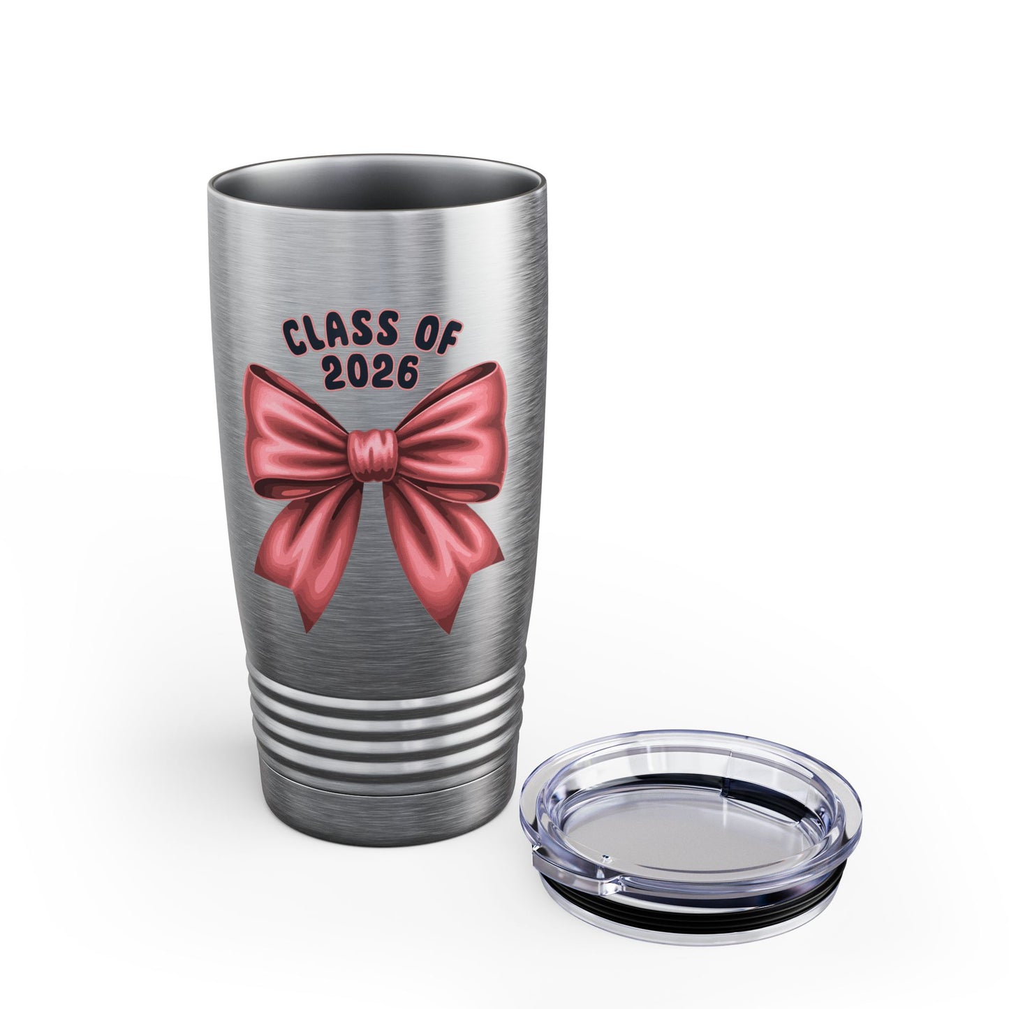 Class of 2026 Graduation Tumbler, 20oz | Class of 2026 | Custom Bow Design, Graduation Gift, Drinkware, Student Keepsake, Party Favor