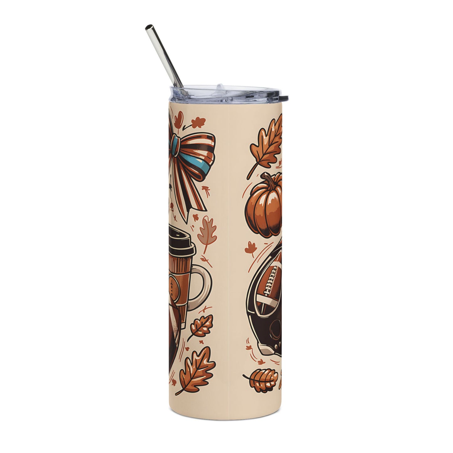 Football Season Stainless Steel Tumbler