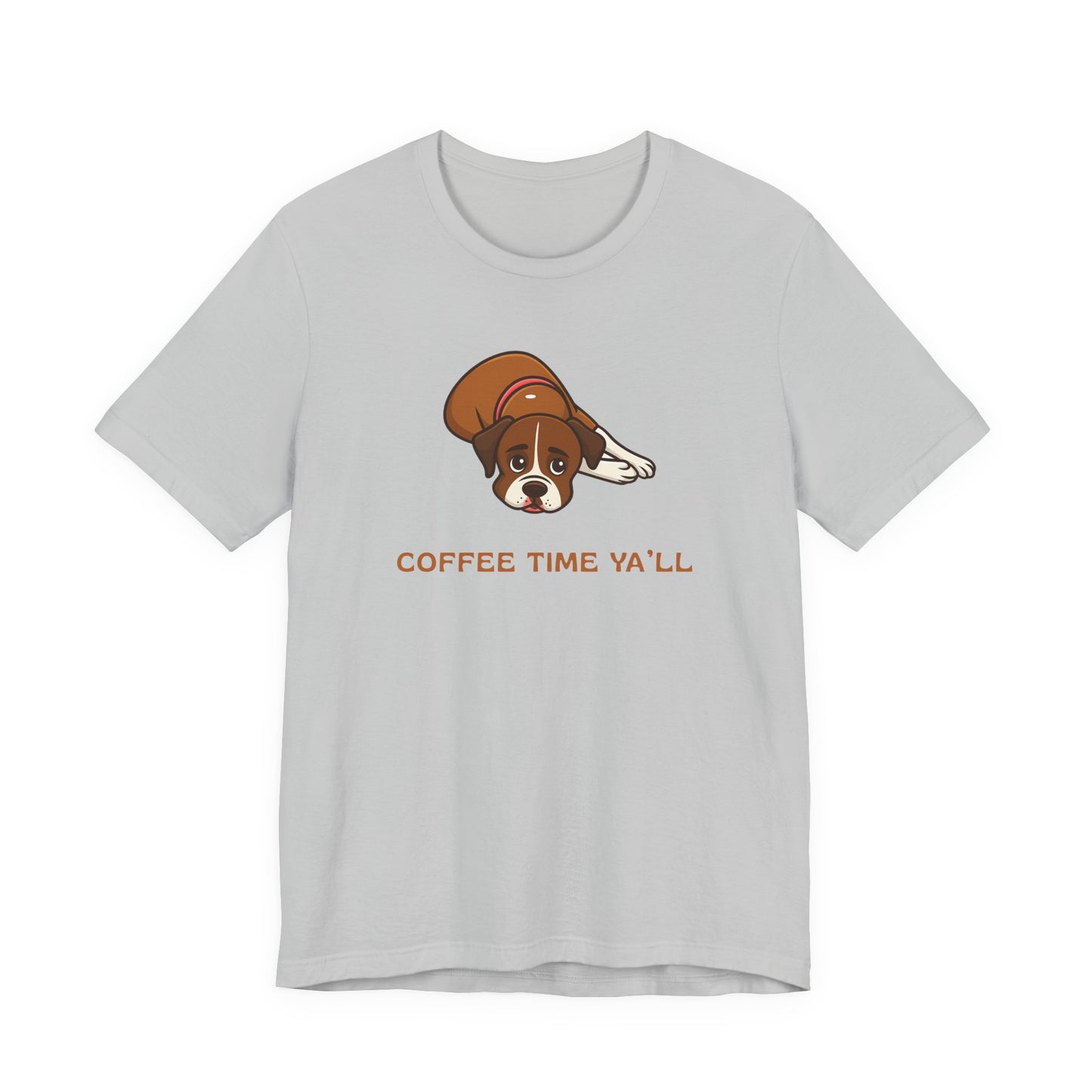 Boxer Dog Mom Gift for Her Boxer Dog Dad Funny T-Shirt Gift Coffee Time Y'all