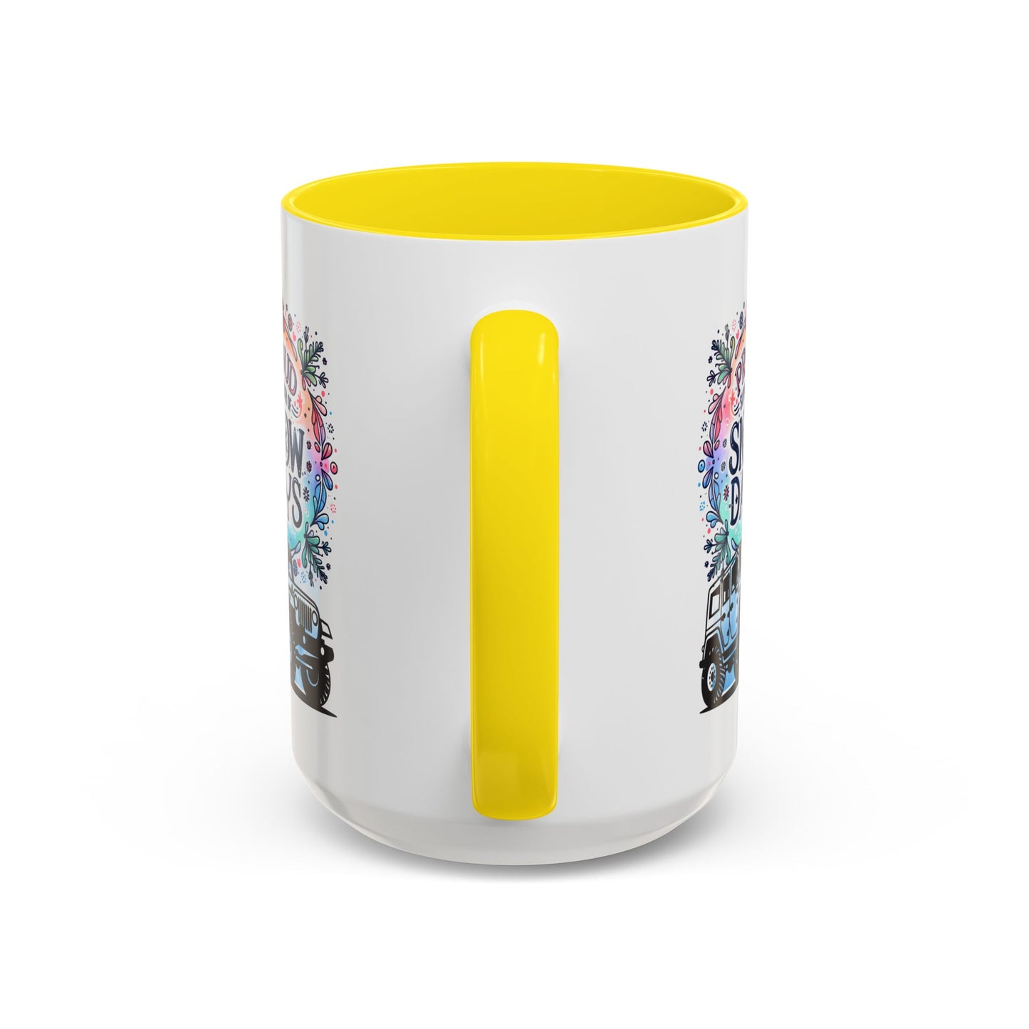 JEEP Coffee Mug Proud Supporter of Snow Days Jeep Coffee Mug, Accent Mug for Jeep Lovers, Winter Beverage Cup, Holiday Gift Idea, Fun Travel Mug