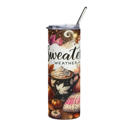 Sweater Weather Stainless Steel Tumbler 20oz