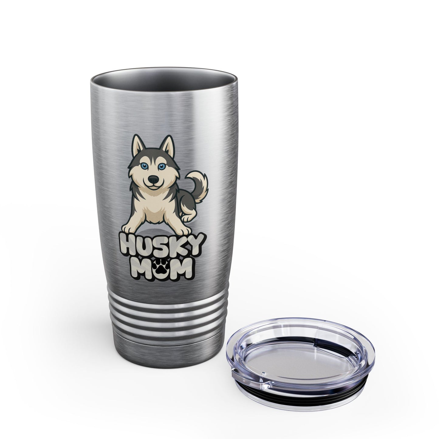 Husky Mom Tumbler - 20oz, Stainless Steel Travel Mug, Pet Lover Gift, Dog Mom Coffee Cup, Insulated Drinkware