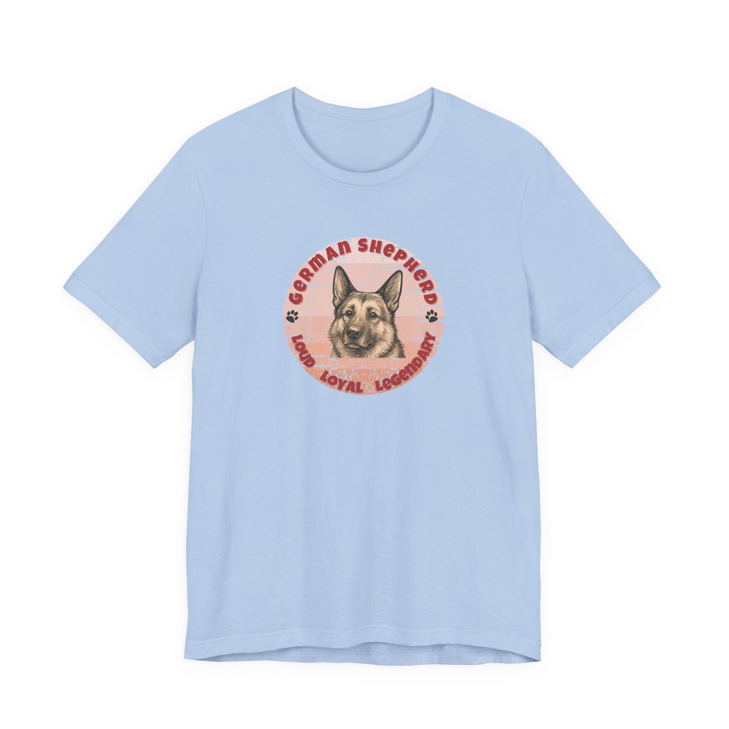 German Shepherd Lover Dog Lover Gift, Pet Owner Shirt, Birthday Gift for Dog Lovers, Animal Rescue Support Tee