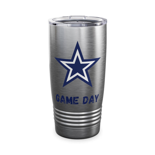 Dallas Cowboys Game Day Tumbler 20oz Gift for Him Game Day Gift for Her Dallas Fan
