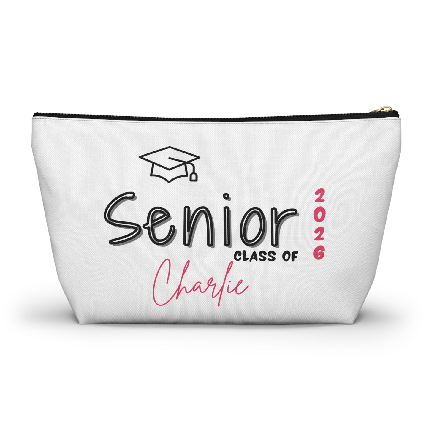 Senior Class of 2026 Personalized Graduation Pouch Senior Class of 2026 Cosmetic Bag Custom Makeup Organizer Unique Gift for Graduates