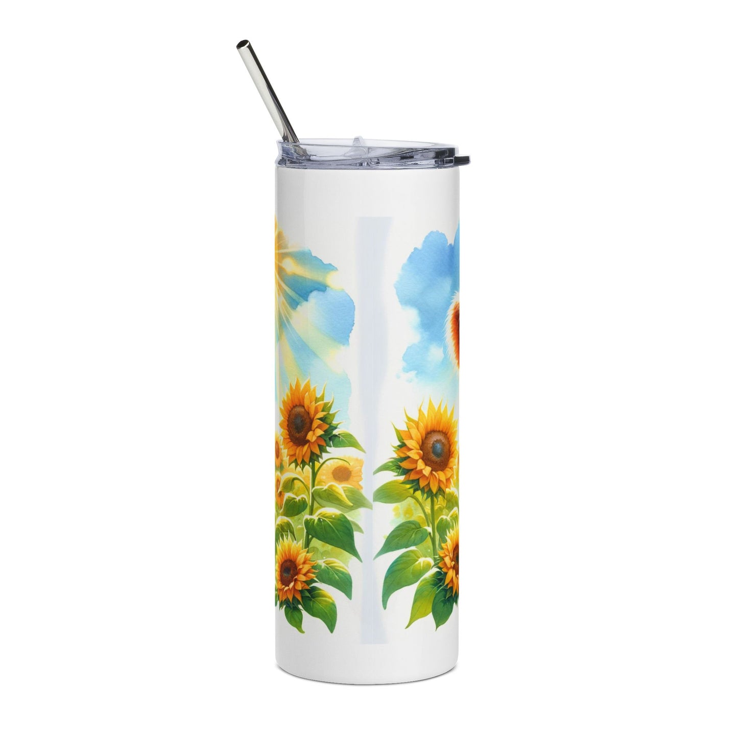 Whimsical Highland Cow Stainless Steel Tumbler | Cute Farm Animal Travel Mug | Gift for Animal Lovers, Mother's Day, Birthday, Summer Picnic