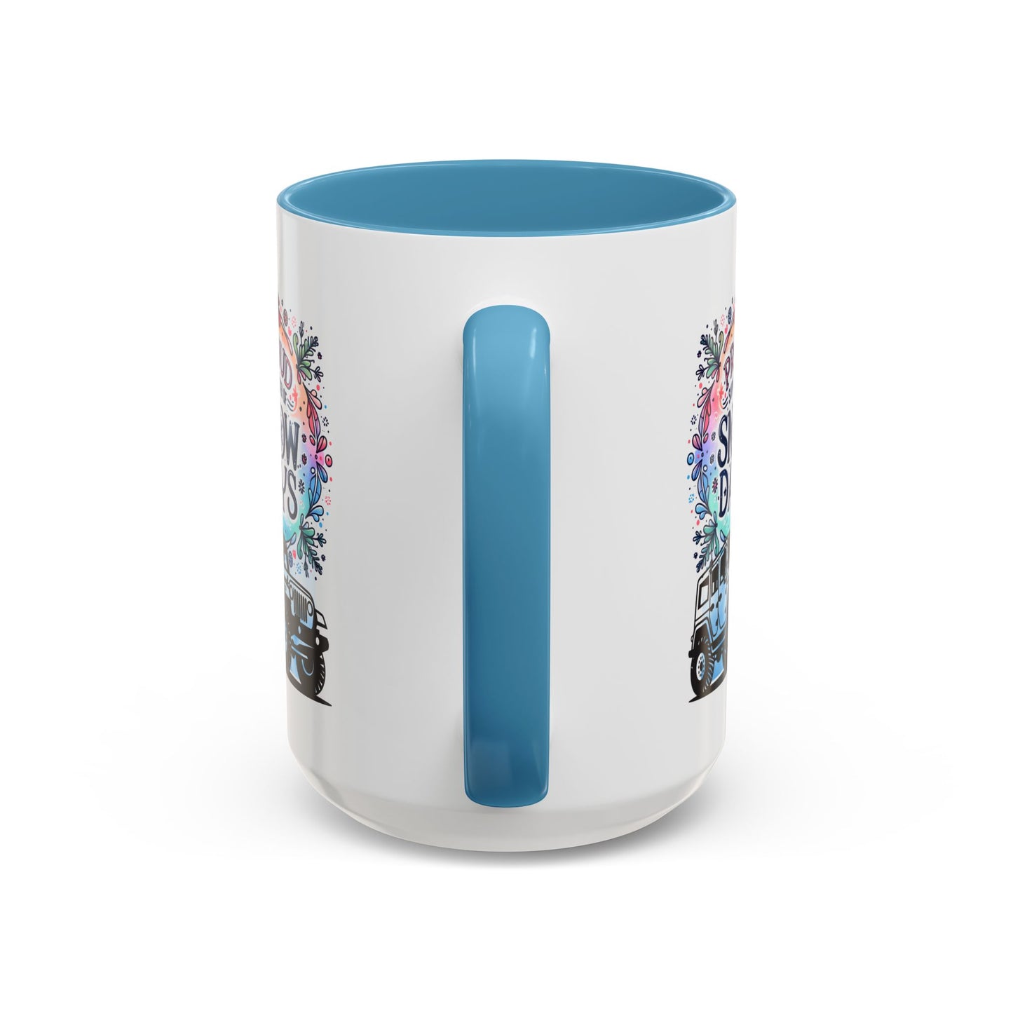 JEEP Coffee Mug Proud Supporter of Snow Days Jeep Coffee Mug, Accent Mug for Jeep Lovers, Winter Beverage Cup, Holiday Gift Idea, Fun Travel Mug