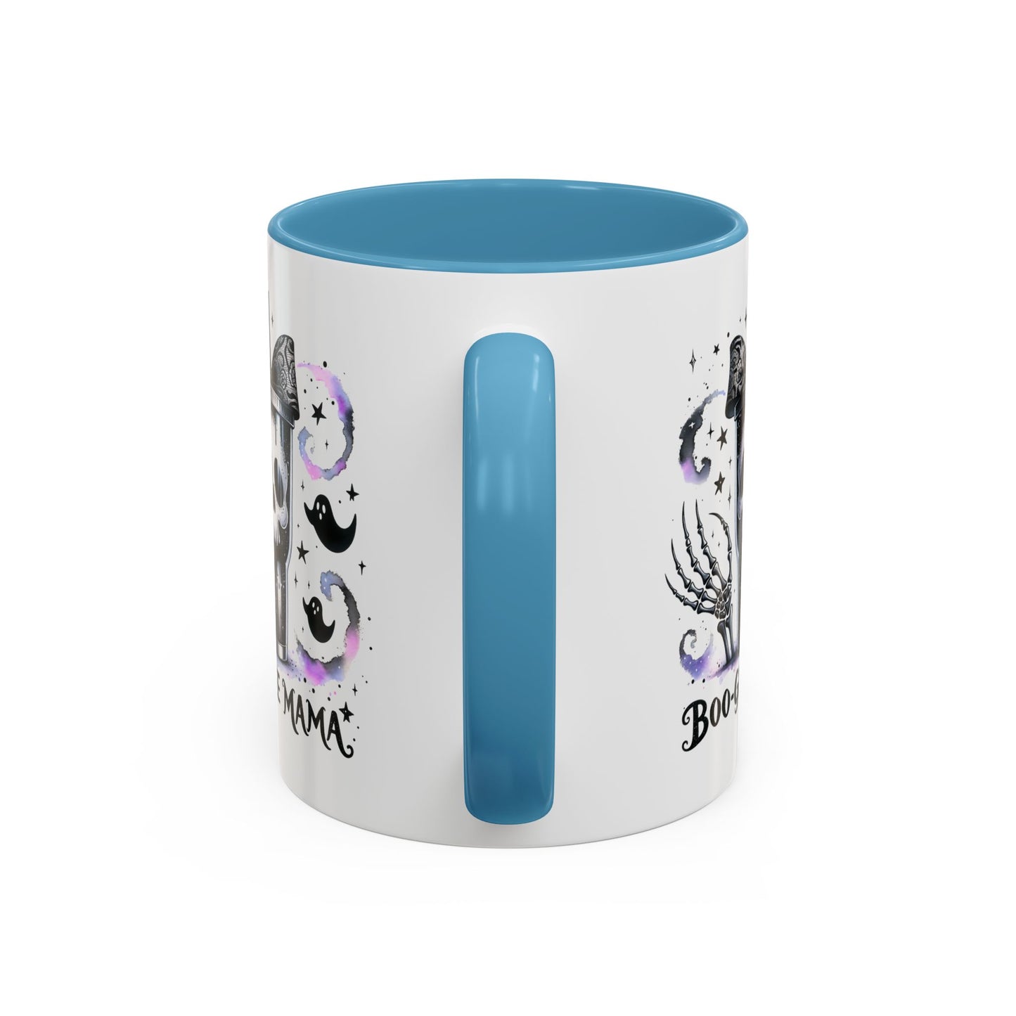 Boo-Gee Mama Spooky Halloween Coffee Mug, Boo-Gee Mama Drinkware, Cute Skeleton Mug, Witchy Gift for Moms, Unique Coffee Cup