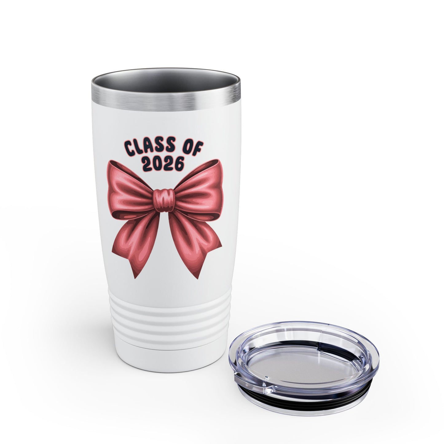 Class of 2026 Graduation Tumbler, 20oz | Class of 2026 | Custom Bow Design, Graduation Gift, Drinkware, Student Keepsake, Party Favor