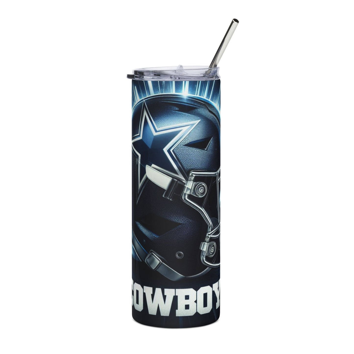 Dallas Cowboys Stainless Steel Tumbler 20oz, NFL Team Cup, Football Drinkware, Game Day Accessory, Sports Gift