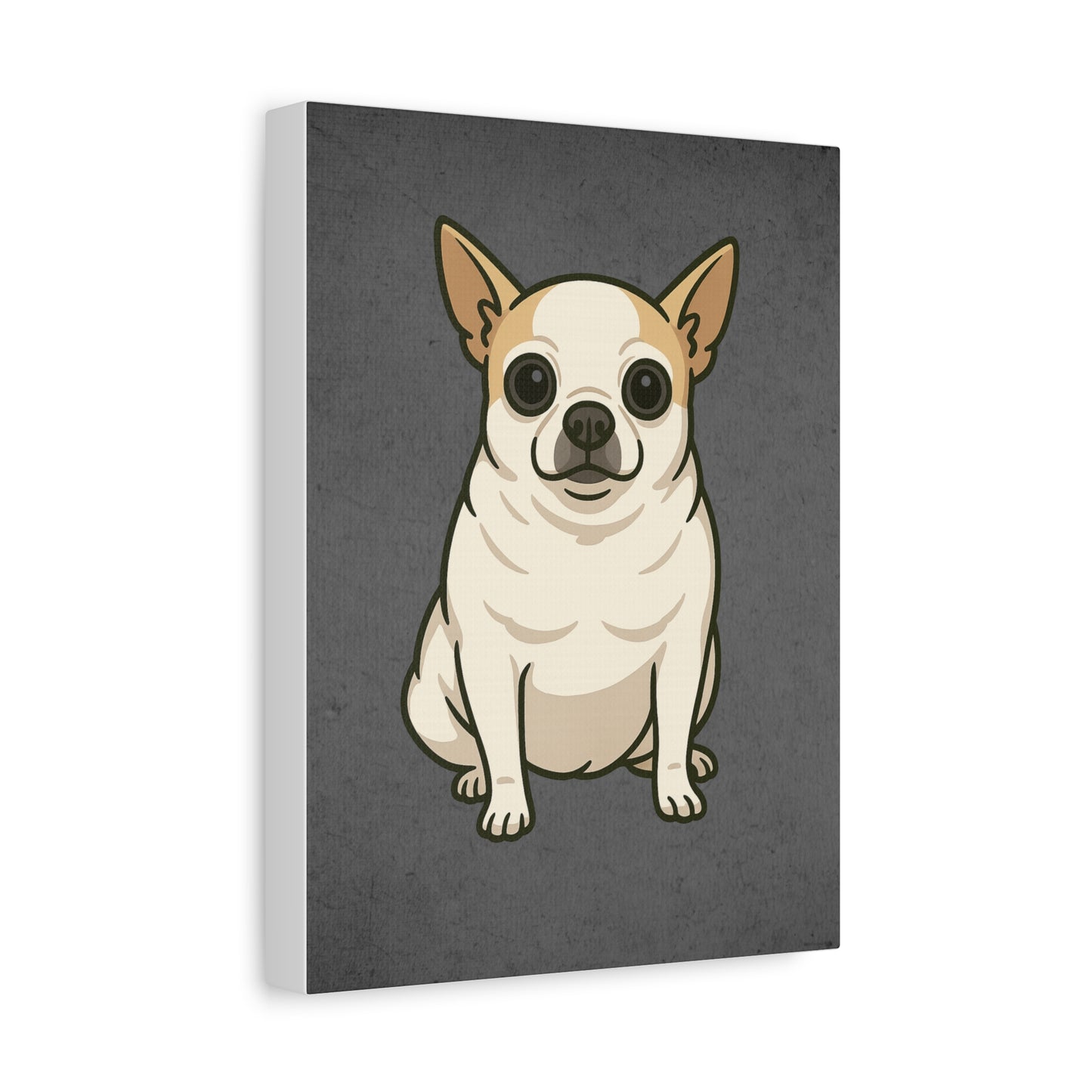 Cute Chihuahua Wall Art Canvas Print, Pet Decor, Dog Lover Gift, Home Decoration, Animal Artwork
