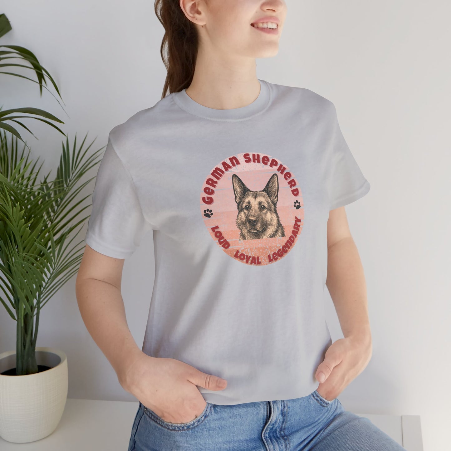 German Shepherd Lover Dog Lover Gift, Pet Owner Shirt, Birthday Gift for Dog Lovers, Animal Rescue Support Tee