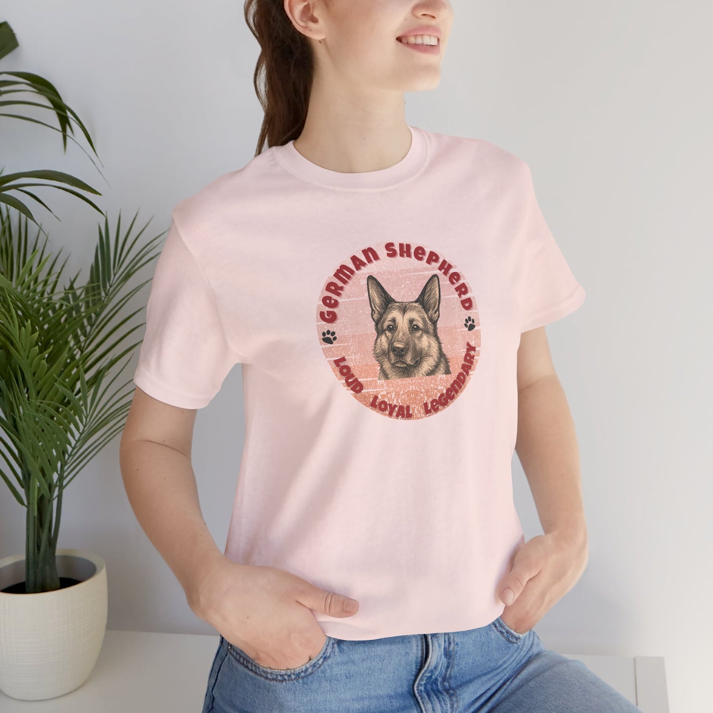 German Shepherd Lover Dog Lover Gift, Pet Owner Shirt, Birthday Gift for Dog Lovers, Animal Rescue Support Tee