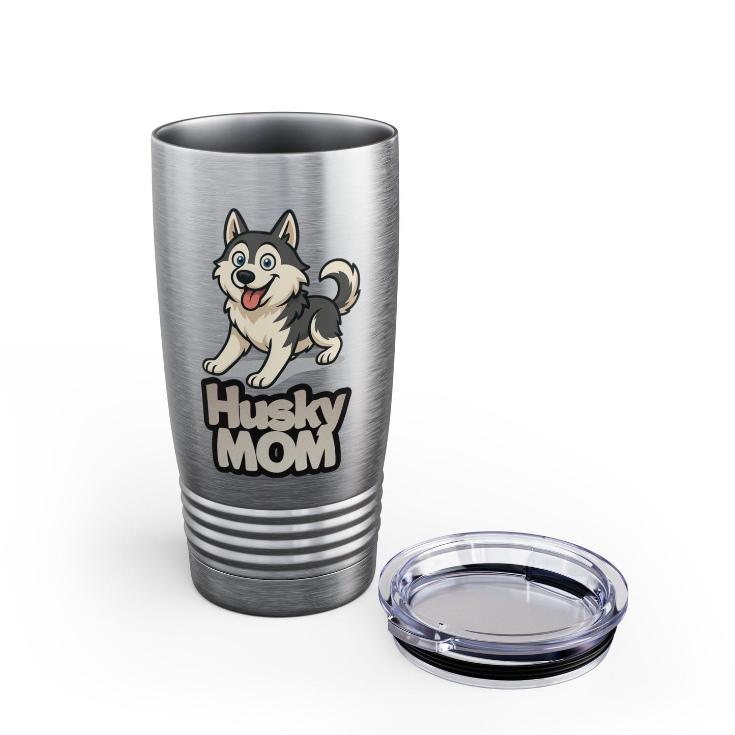 Husky Mom Tumbler, 20oz Stainless Steel Travel Cup, Perfect Gift for Dog Moms, Pet Lover Mug, Unique Drinking Experience