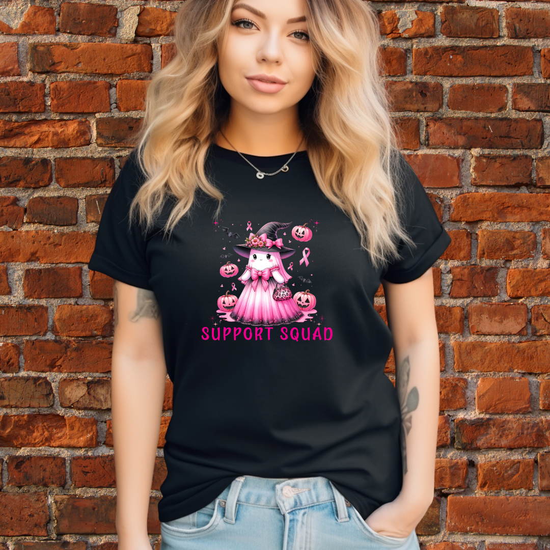 Support Squad Cute Ghost Comfort Colors T-Shirt