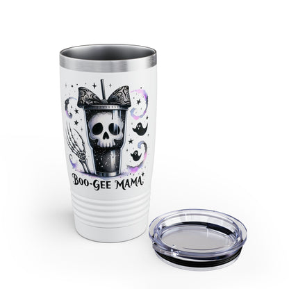 Boo-Gee Mama Skeleton Halloween 20oz Tumbler, Spooky Drinkware, Boo-Gee Mama 20oz, Unique Gift, Seasonal Travel Mug, October Decor