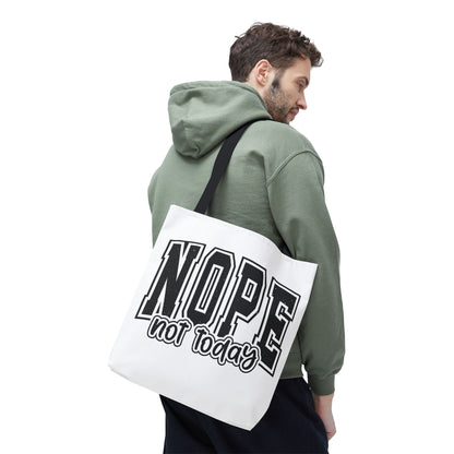 NOPE Not Today Graphic Tote Bag