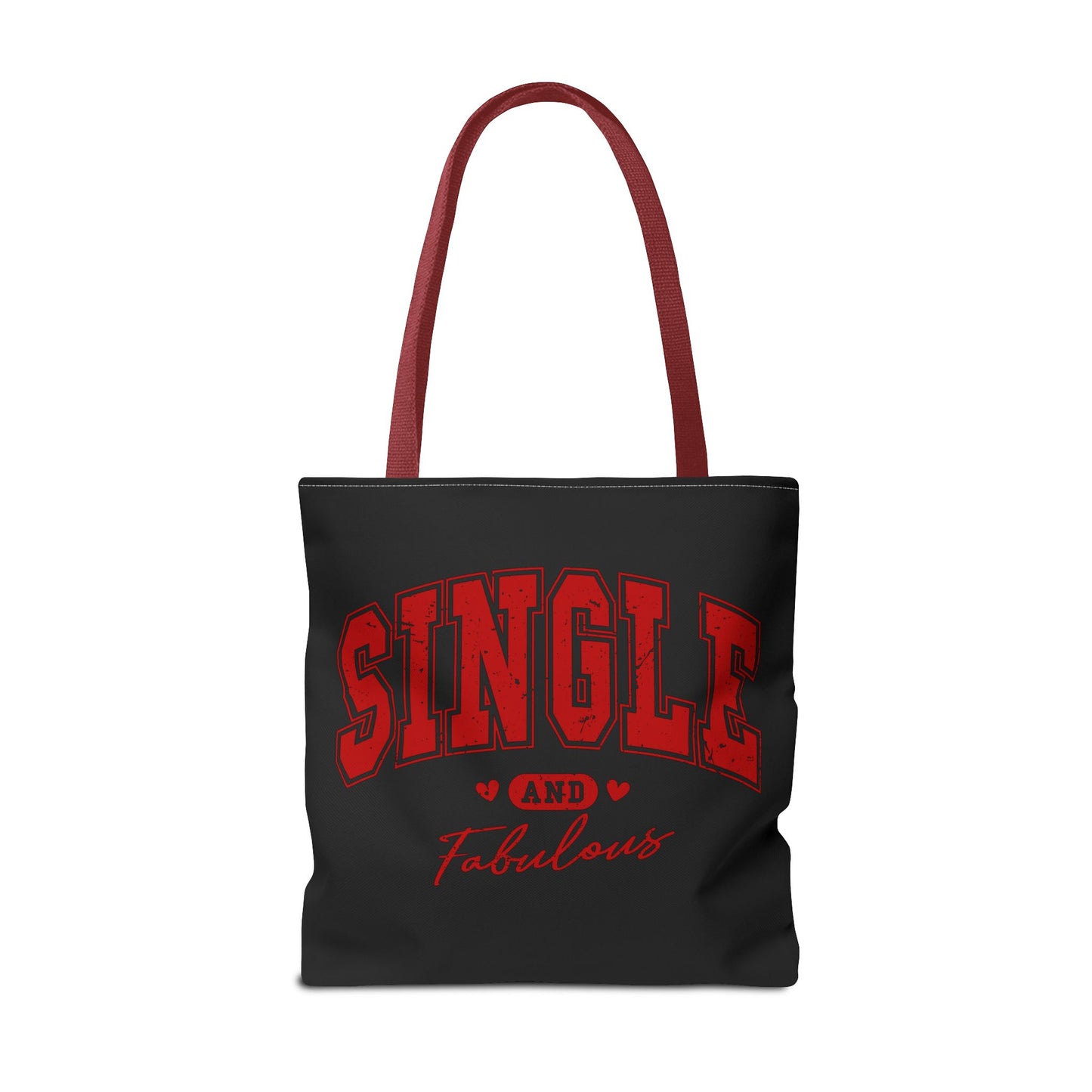 Single and Fabulous Black Canvas Tote 3 Sizes