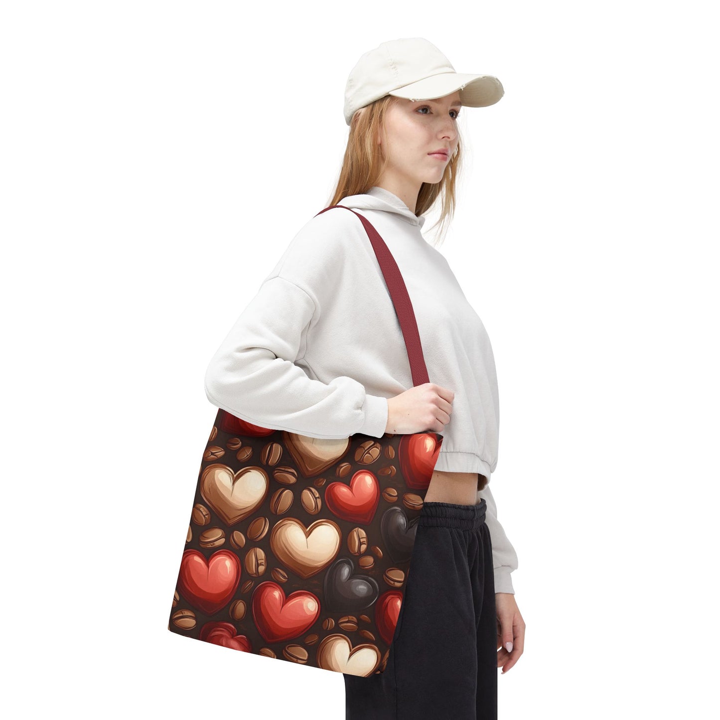 I Love Coffee Beans Bag Tote