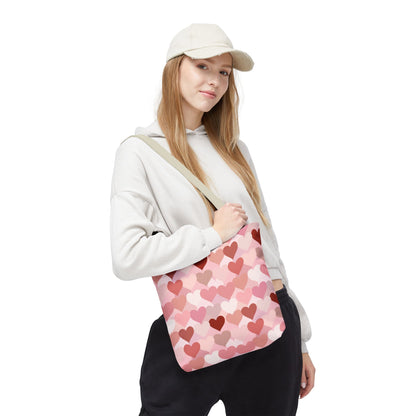 Pink Heart Everyday Tote Bag