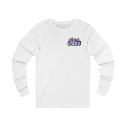 Senior Class 2026 Long Sleeve Tee, Unisex Jersey Tee, Graduation Gift, Class Pride Shirt, Trendy Student Apparel, Perfect for Celebrations