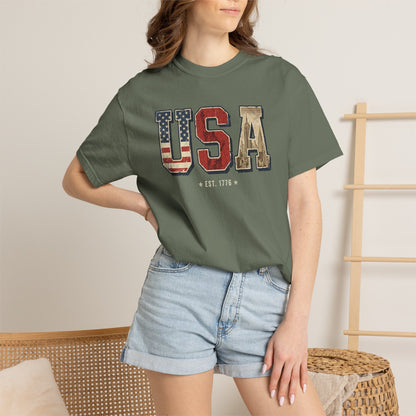 USA Retro Comfort Colors Tee