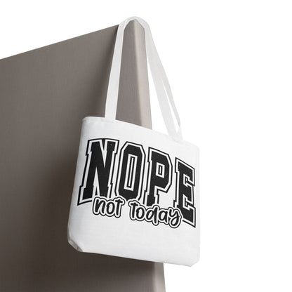 NOPE Not Today Graphic Tote Bag