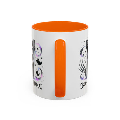 Boo-Gee Mama Spooky Halloween Coffee Mug, Boo-Gee Mama Drinkware, Cute Skeleton Mug, Witchy Gift for Moms, Unique Coffee Cup