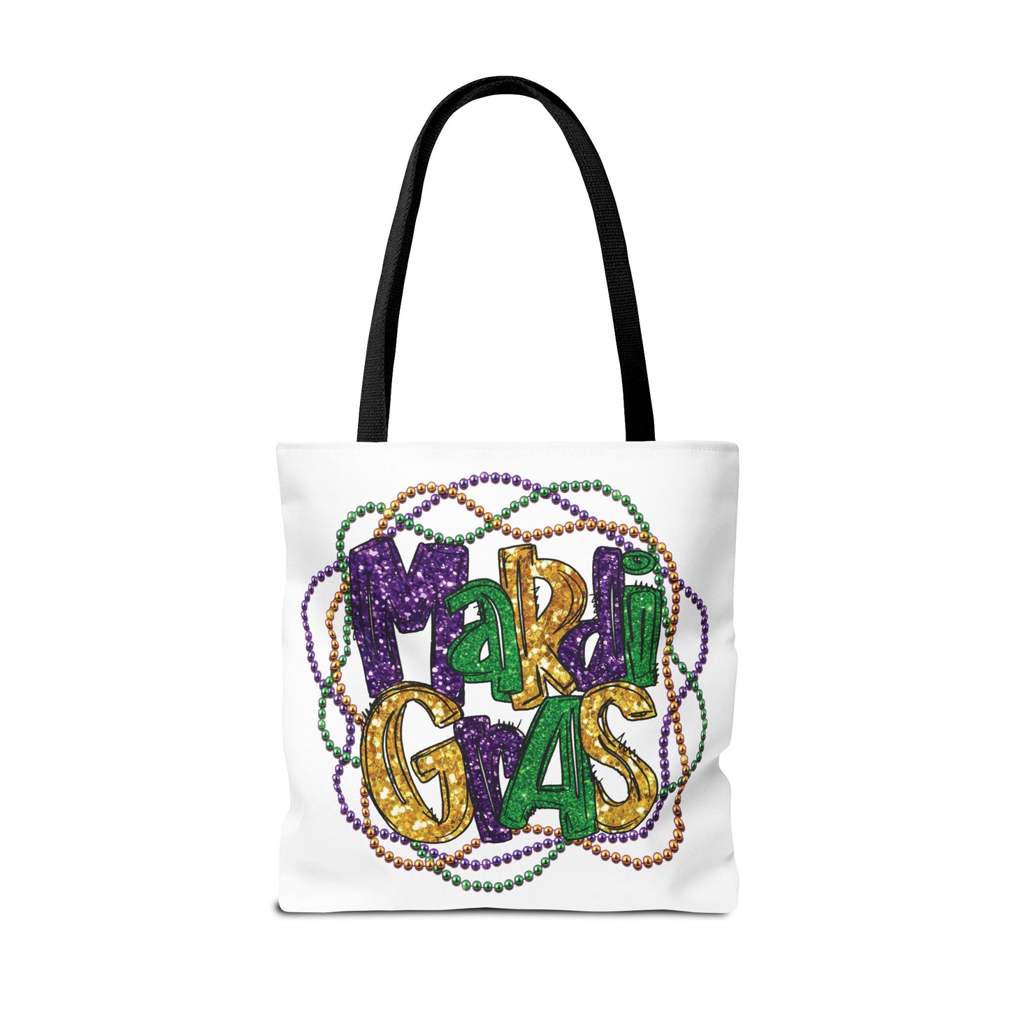 Mardi Gras Bead Bag Tote in 3 Sizes