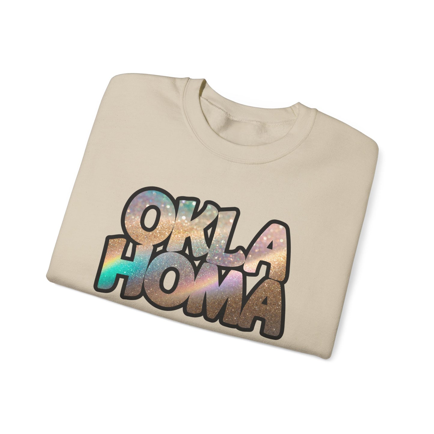 Stylish Oklahoma Crewneck Sweatshirt, Cozy Pullover, Unisex Sweatshirt Gift, Fashionable Apparel, Casual Wear for Any Occasion