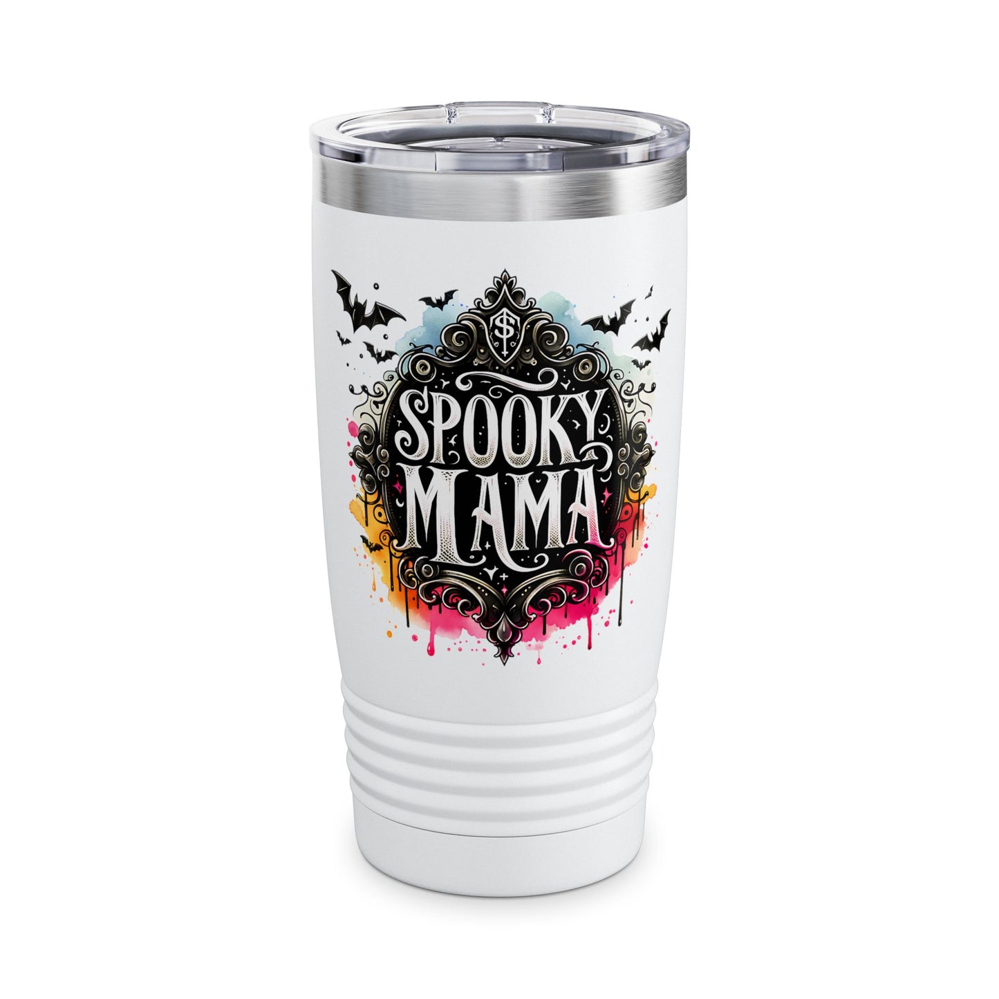 Spooky Mama Tumbler, 20oz Halloween Travel Mug, Stainless Steel Cup for Moms, Trick or Treat Drinkware, Fall Gift for Her, Witchy [...]