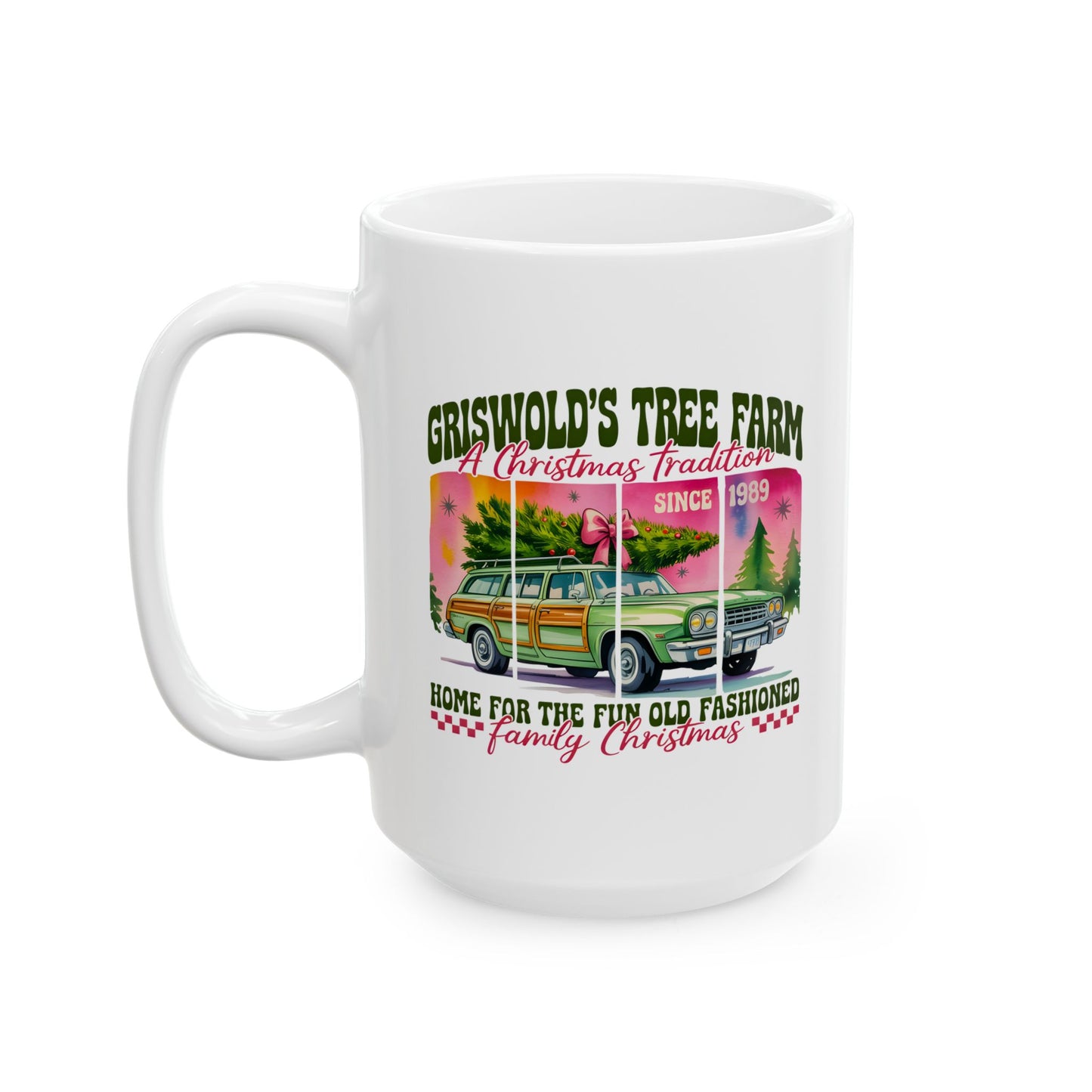Griswald Farm Retro Sunset Coffee Cup 15oz
