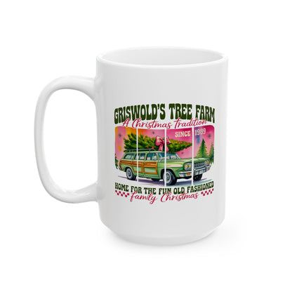 Griswald Farm Retro Sunset Coffee Cup 15oz
