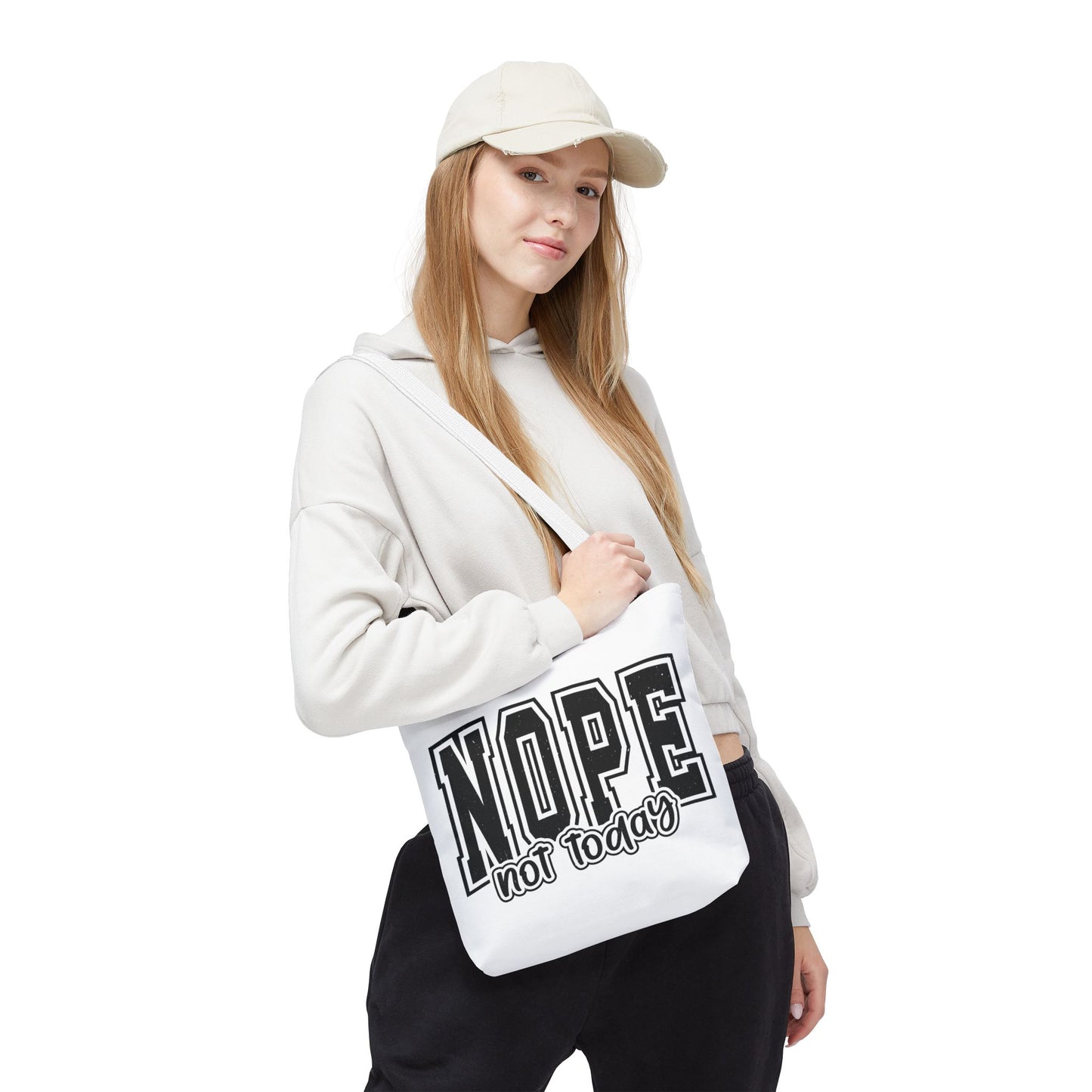 NOPE Not Today Graphic Tote Bag