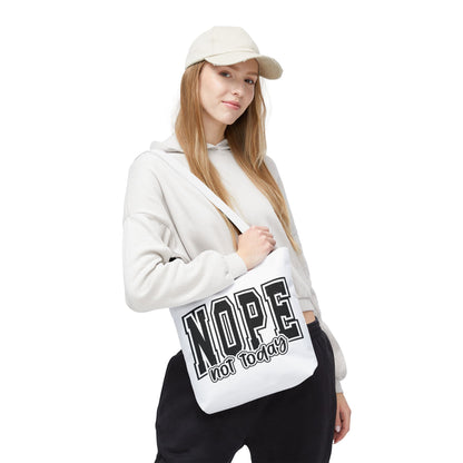 NOPE Not Today Graphic Tote Bag