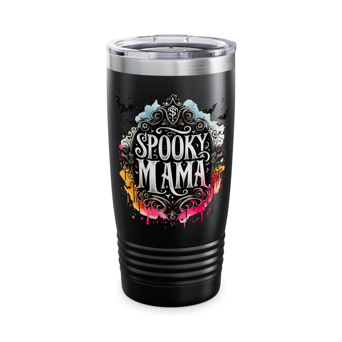 Spooky Mama Tumbler, 20oz Halloween Travel Mug, Stainless Steel Cup for Moms, Trick or Treat Drinkware, Fall Gift for Her, Witchy [...]