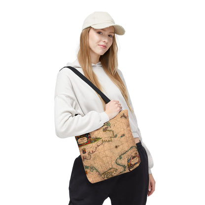 Vintage Nautical Sea Chart Pascaerte Van De Noordzee Tote Bag