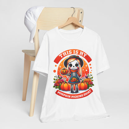 This is My Pumpkin Picking TShirt Bella Canvas Cute Pumpkin Picking Tee Halloween Shirt Fall Apparel Fun T-Shirt Harvest Celebration