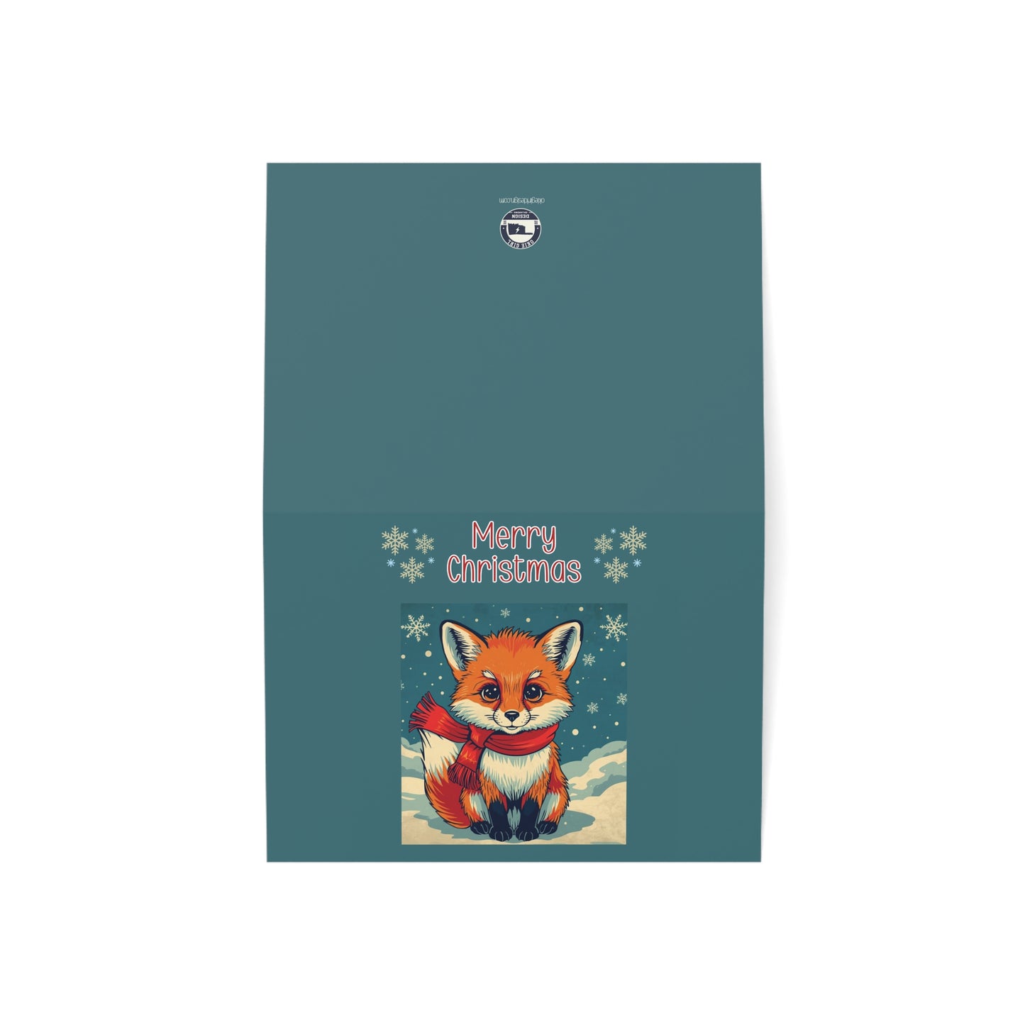 Festive Fox Greeting Cards - Merry Christmas Collection (1, 10, 30, 50pcs)