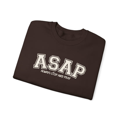 ASAP "Always Stop And Pray" Crewneck Sweatshirt