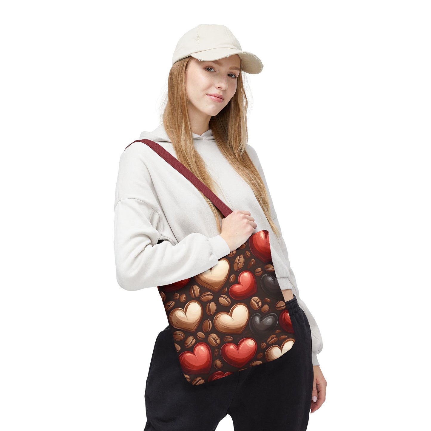 I Love Coffee Beans Bag Tote