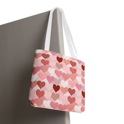 Pink Heart Everyday Tote Bag