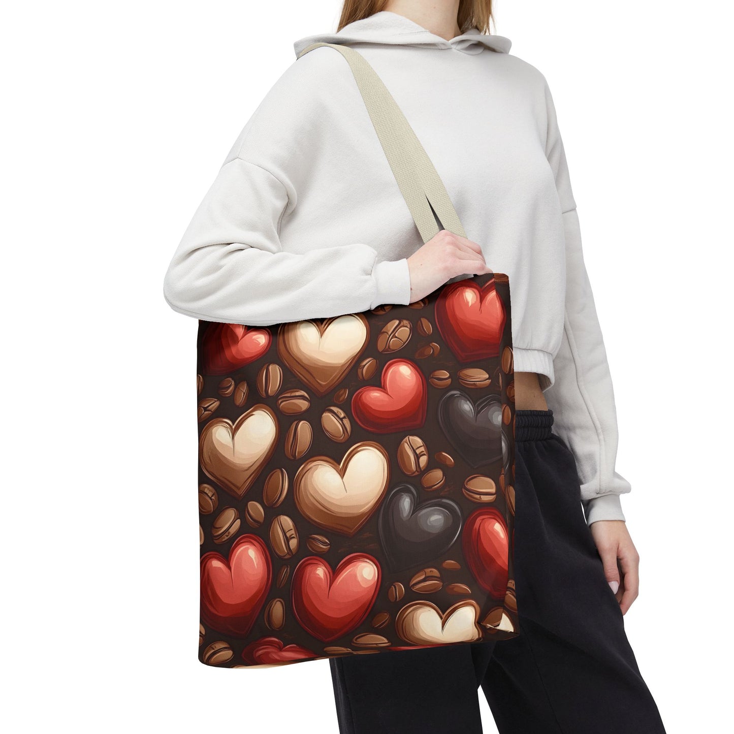 I Love Coffee Beans Bag Tote