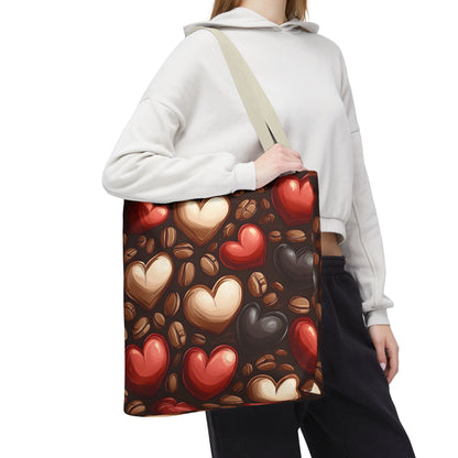 I Love Coffee Beans Bag Tote