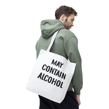 May Contain Alcohol Reusable Grocery & Beach Tote